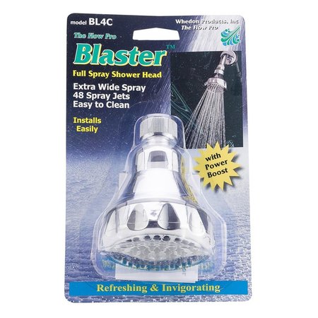 WHEDON PRODUCTS Whedon 2.5 GPM Blaster Chrome Plastic 1 Settings Showerhead WH8119